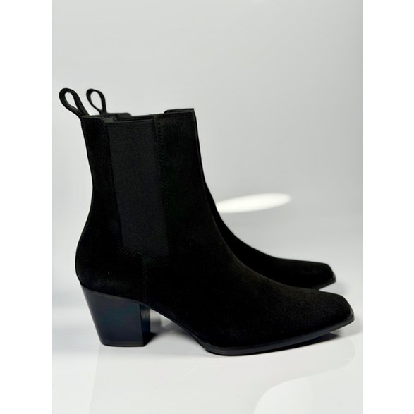 Stella boots svart mocka