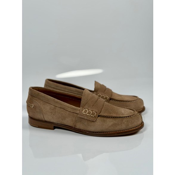 Nina loafers beige mocka
