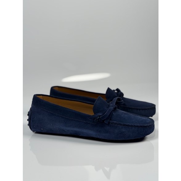 Gina car shoes blå mocka