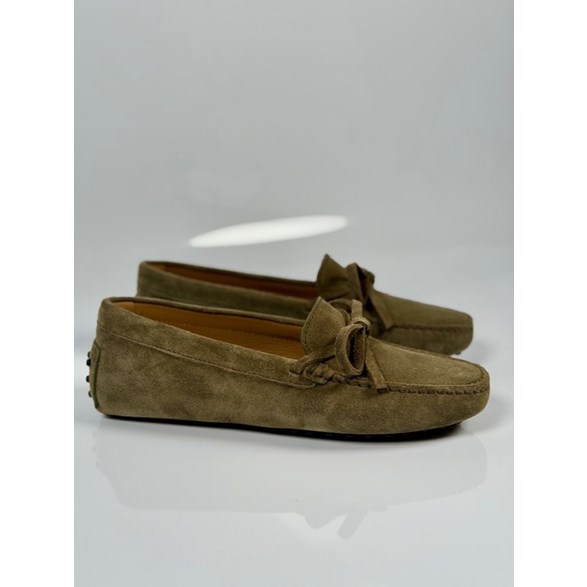 Gina car shoes grön mocka