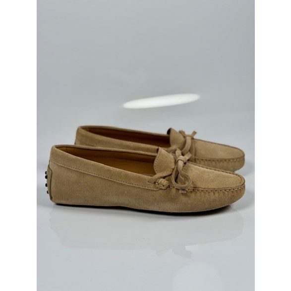 Gina car shoes beige mocka