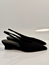 Gloria slingback svart mocka