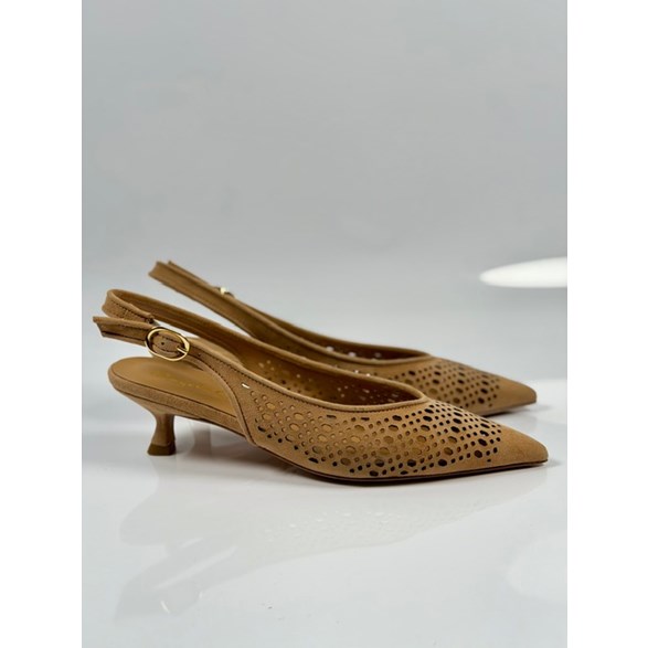 Lorna slingbacks beige mocka