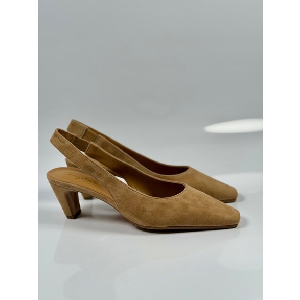 Hanna slingbacks beige mocka