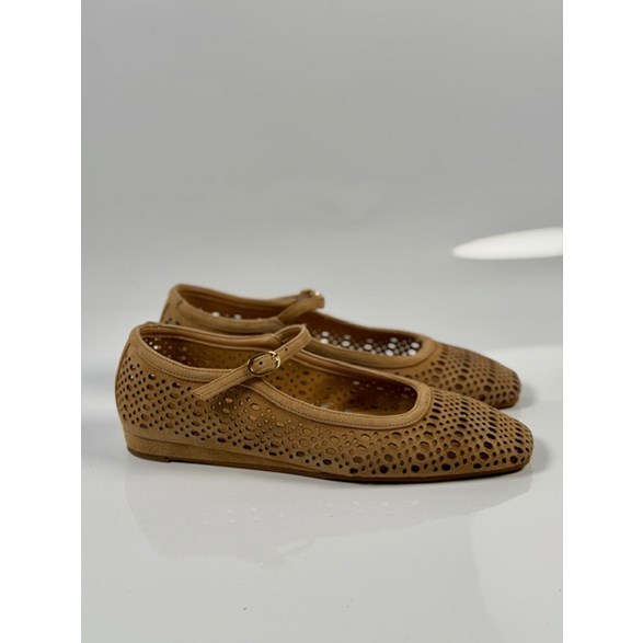 Sigrid ballerina beige mocka