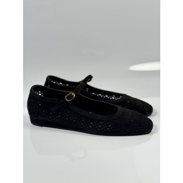 Sigrid ballerina svart mocka