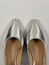Ambra slingbacks silver skinn