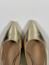 Ambra slingbacks guld skinn