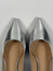 Emilia pumps silver skinn