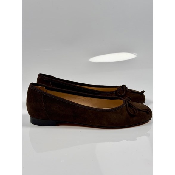 Natalie ballerina brun mocka