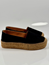 Vittoria espadrillos svart mocka