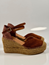 Luna espadrillos cognac mocka