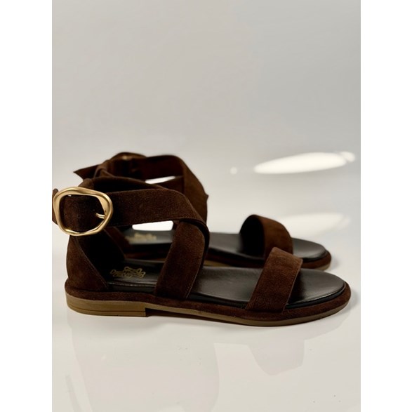 Rebecca sandal brun mocka