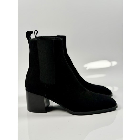 Mina boots svart mocka