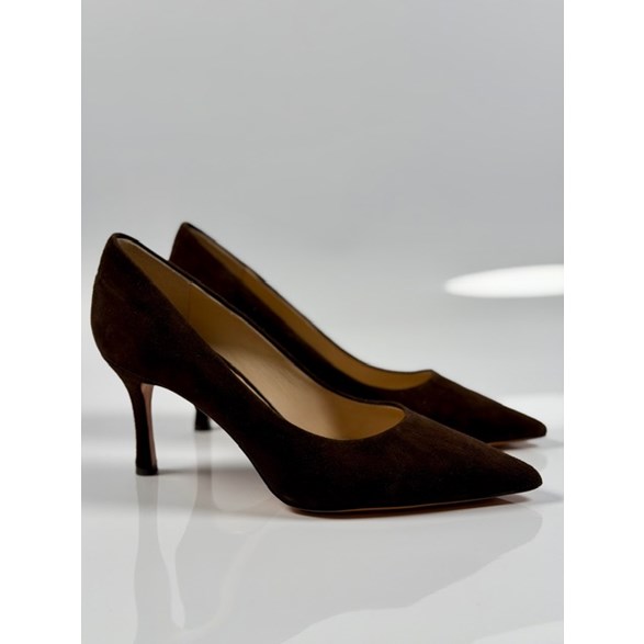 Carrie pumps brun mocka