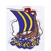 Vikingabåt 5x6 cm