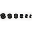 Plugg svart 10 mm