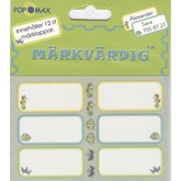 Namnlappar Märkvärdig Sjödjur