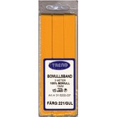 Bomullsband 13 mm Gul