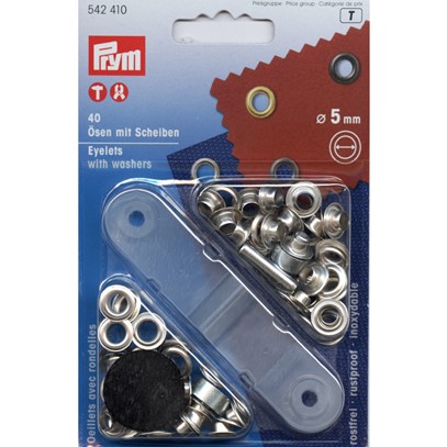 Öljetter 5 mm silver