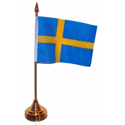 Flagga Guldfärgad