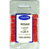 Resår 6 mm Röd