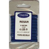 Resår 6 mm Blå