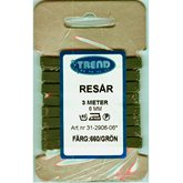 Resår 6 mm Grön