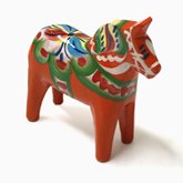Dalahäst Röd 7 cm