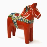 Dalahäst Röd Stor 25 cm