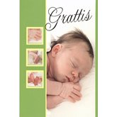 Sovande baby med småbilder