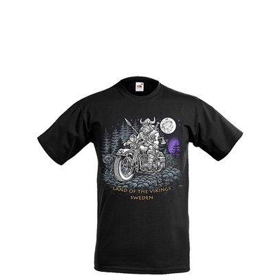 T-shirt Viking på MC Svart Small