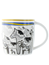 Mugg med Dalahästar Gråton