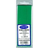 Bomullsband 13 mm Grön
