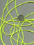 Anorakresår 3 mm Neongul