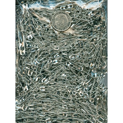 Säkerhetsnålar storpack 34 mm Silver