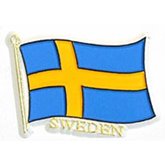 Kylskåpsmagnet flagga