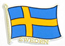 Kylskåpsmagnet flagga