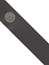 Svart reflexband sy fast 50 mm