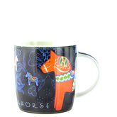 Mugg med Dalahästar