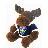 Gosedjur Älg blå Swedentröja