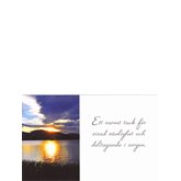 Ett varmt tack Solnedgång Sjö