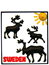 Kylskåpsmagnet Renar
