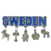 Kylskåpsmagnet Sweden hängen