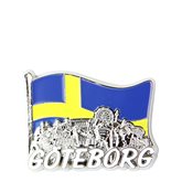 Kylskåpsmagnet Göteborg siluett 5 st
