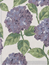 Handduk Blå hortensia