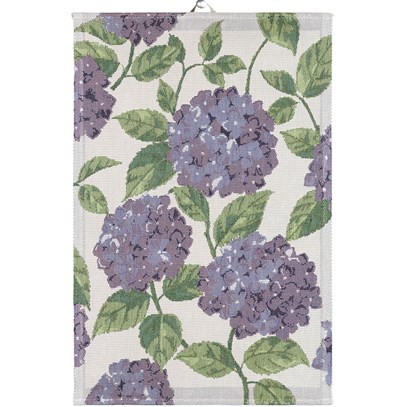 Handduk Blå hortensia