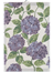 Handduk Blå hortensia