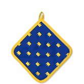 Grytlapp Blå/Gul