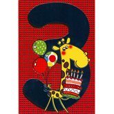 3 År Giraff med tårta